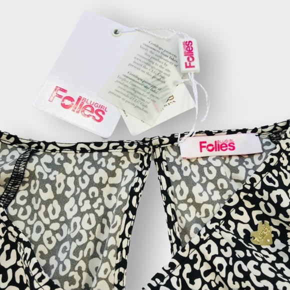 BLUGIRL FOLIES, Leopard Print, Fit And Flare Dress, Size 6 - Picture 5 of 16
